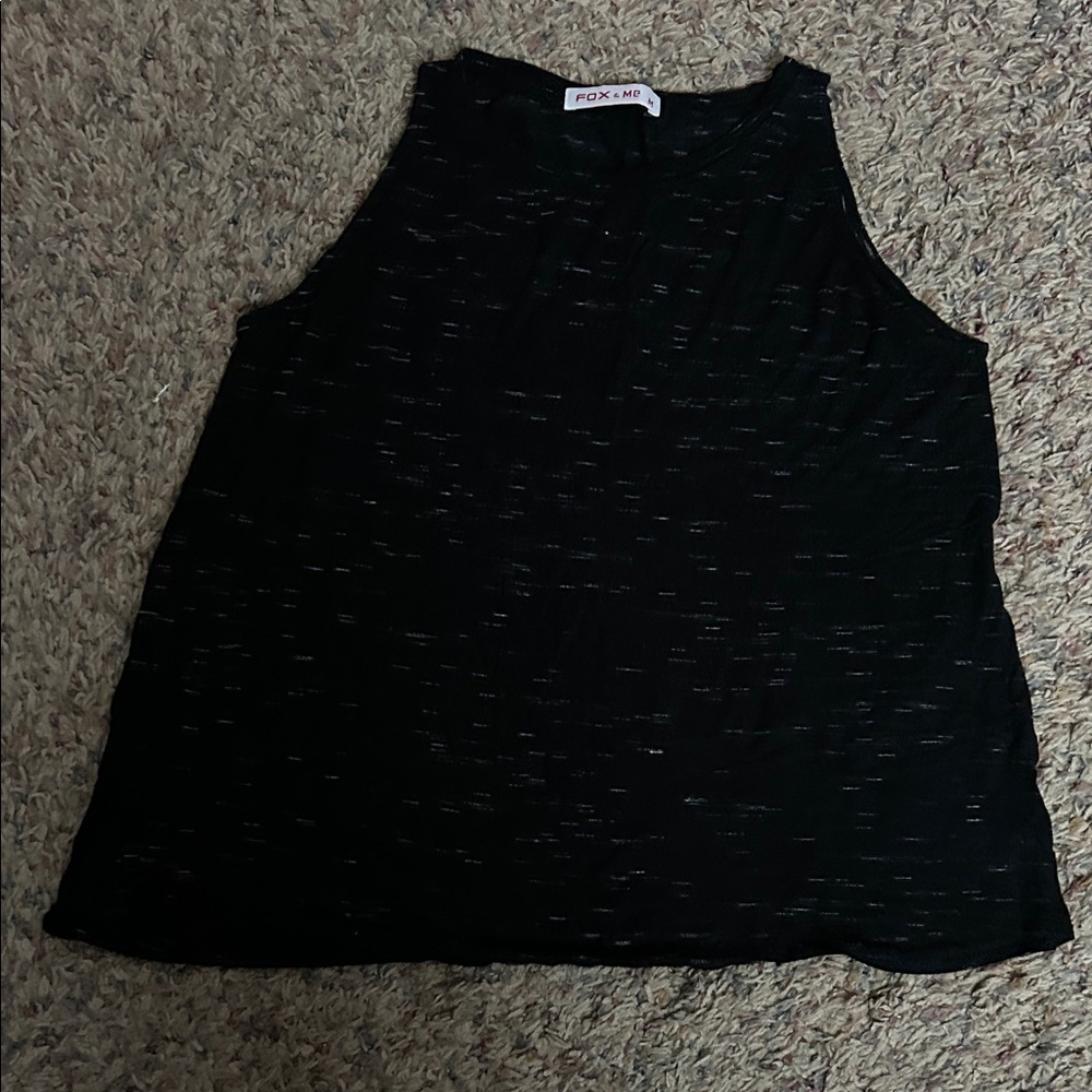 Women's Black Tank Top